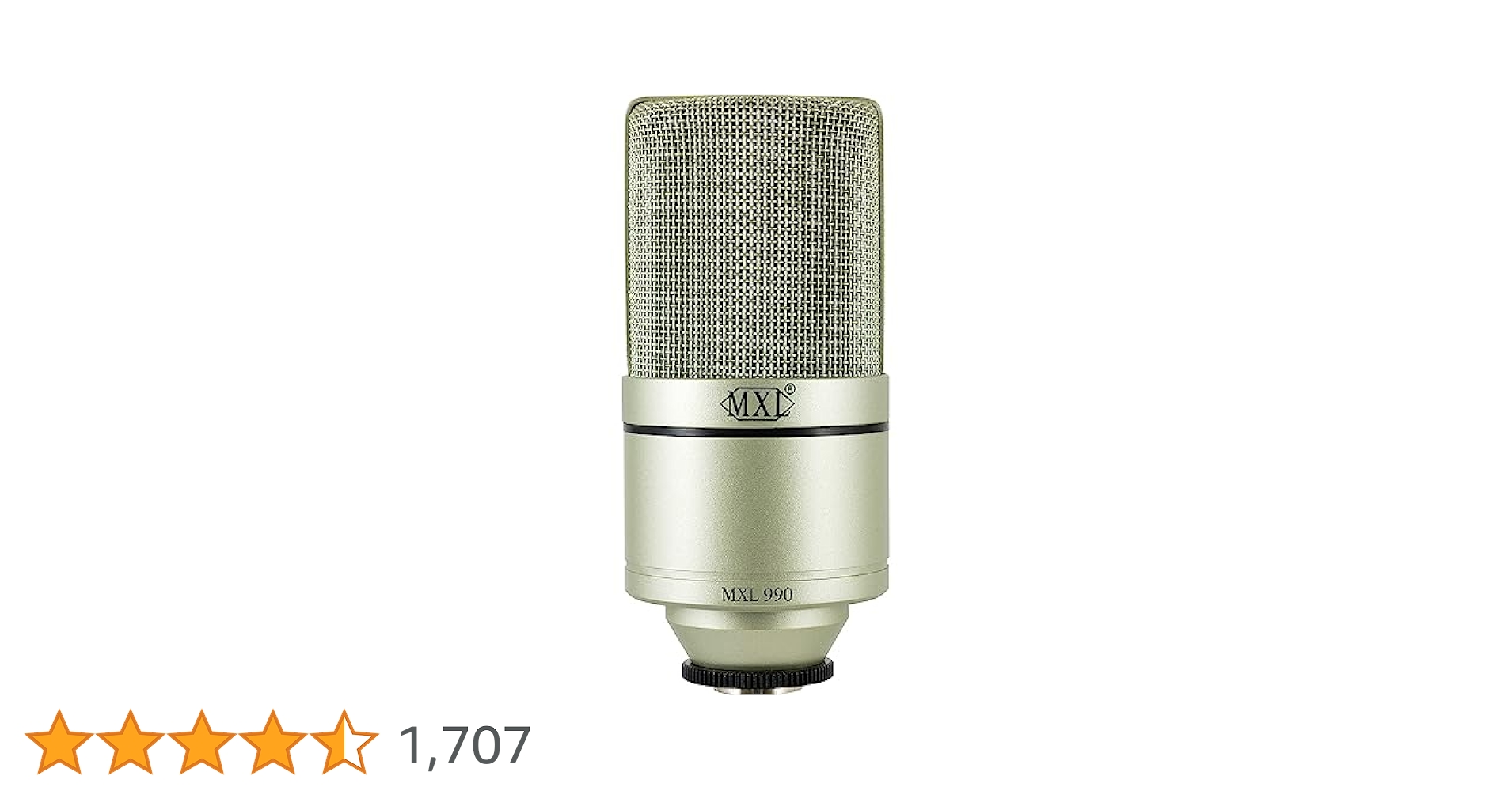 Amazon.co.jp: MXL 990 コンデンサー・マイクロフォン(ショック